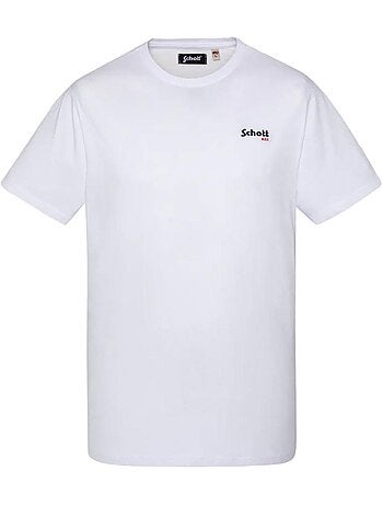 Schott tscrew lichtgroen t-shirt voor heren