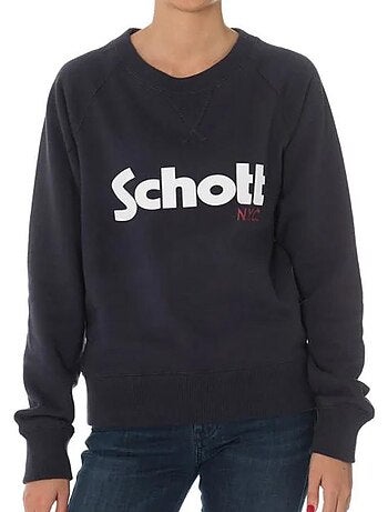 Schott ginger1 zwarte damessweater