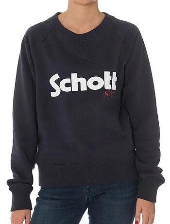 Schott ginger1 zwarte damessweater