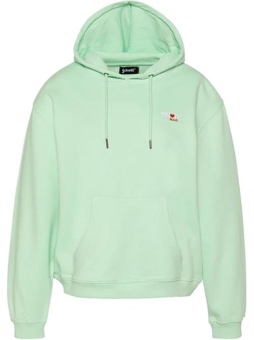 Schott Groene Dames Sweatshirt SWHBRODEDW - Kiabi Schott Groene Dames Sweatshirt SWHBRODEDW - Kiabi
