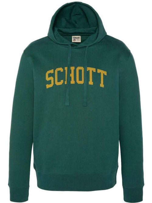 Schott Groene Hoodie met Logo voor Heren - Kiabi Schott Groene Hoodie met Logo voor Heren - Kiabi