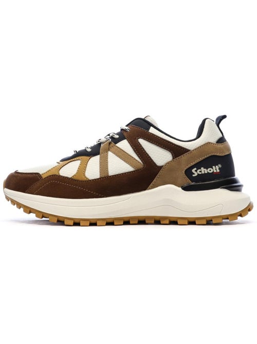Schott Heck Heren Sneakers Beige/Bordeaux/Mosterd - Kiabi Schott Heck Heren Sneakers Beige/Bordeaux/Mosterd - Kiabi