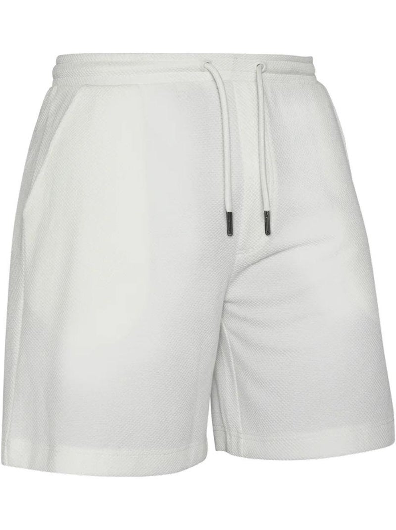 Schott Heren Short Wit - Technische Stof Wit - Kiabi