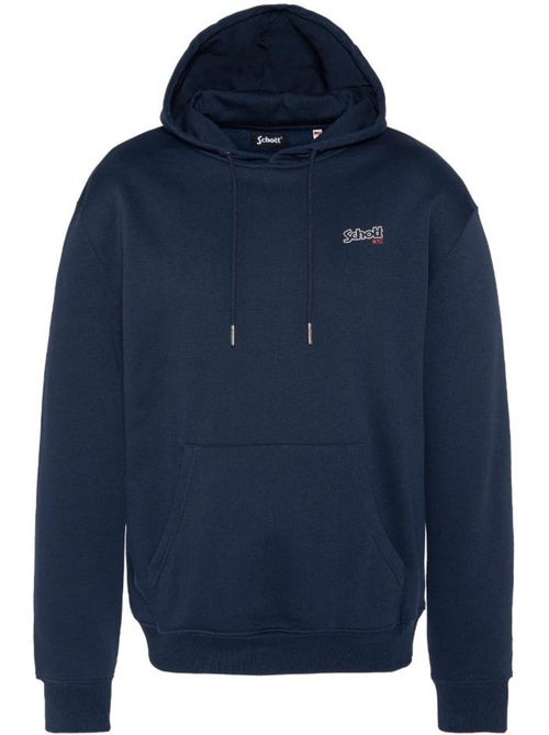 Schott Hoodie Marineblauw voor Heren met Klein Logo - Kiabi Schott Hoodie Marineblauw voor Heren met Klein Logo - Kiabi