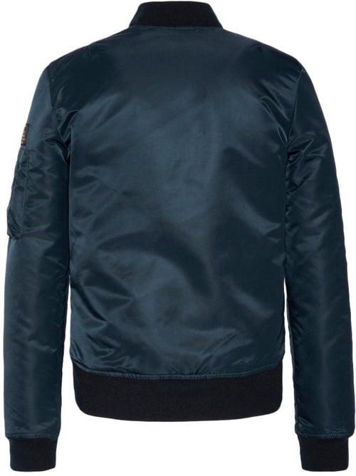 Schott JET17W Dames Bomberjack Marineblauw - Kiabi Schott JET17W Dames Bomberjack Marineblauw - Kiabi