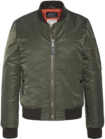 Schott jet17w kaki bomberjack voor dames