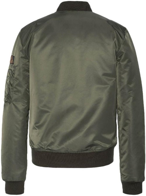 Schott JET17W Kaki Bomberjack voor Dames - Kiabi Schott JET17W Kaki Bomberjack voor Dames - Kiabi