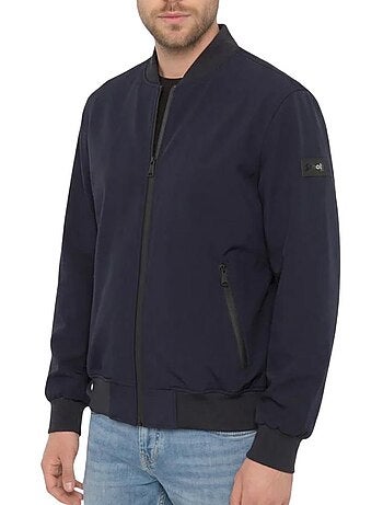 Schott layton marineblauwe bomberjack voor heren
