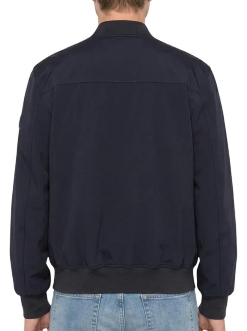 Schott LAYTON Marineblauwe Bomberjack voor Heren Marineblauw - Kiabi