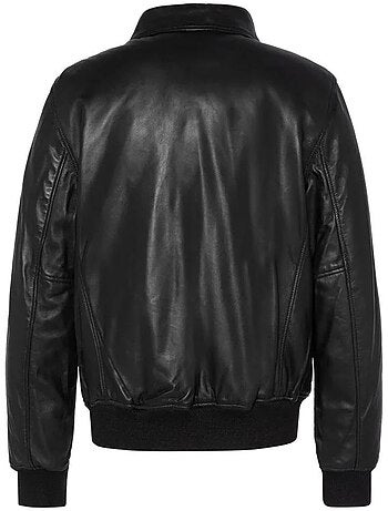 Schott lcjet zwart leren heren blouson