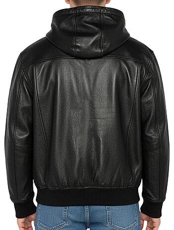 Schott leren blouson zwart voor heren