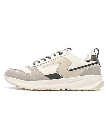 Schott maki heren sneakers wit/grijs