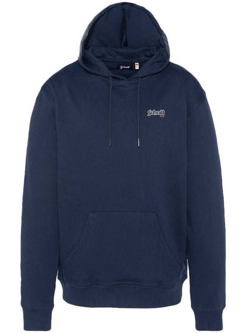 Schott Marine Heren Sweatshirt SWHSAMY Marineblauw - Kiabi