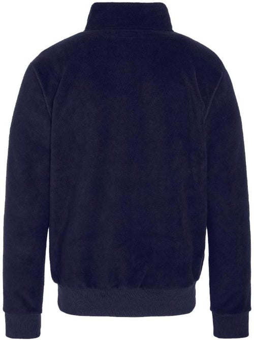 Schott Marineblauwe Halve Rits Fleece Trui voor Heren - Kiabi Schott Marineblauwe Halve Rits Fleece Trui voor Heren - Kiabi