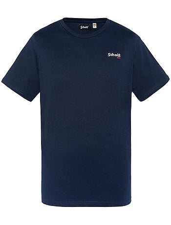 Schott TSCREW Lichtgroen T-shirt voor Heren