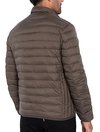 Schott oaklandrs beige heren donsjack