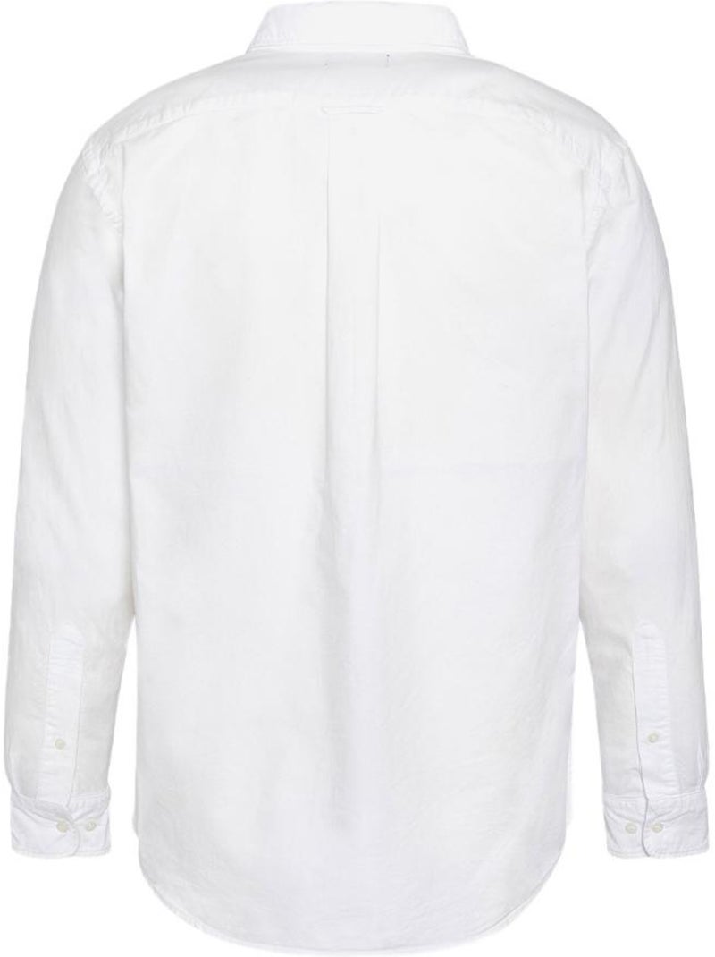 Schott Oxford Wit Herenoverhemd Wit - Kiabi