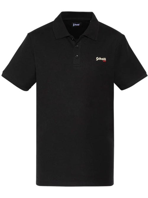 Schott PS0022 Zwarte Polo voor Heren - Kiabi Schott PS0022 Zwarte Polo voor Heren - Kiabi