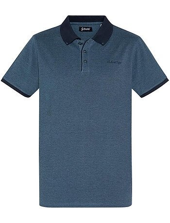 Schott pspeny marineblauwe polo voor heren