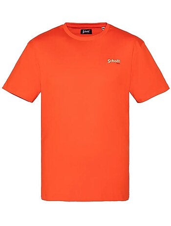 Schott rode jongens t-shirt marineblauw