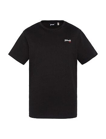 Schott rode jongens t-shirt marineblauw
