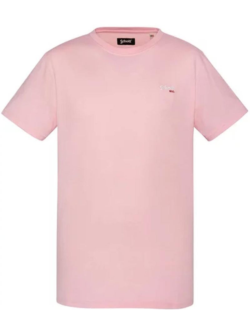 Schott Rose T-shirt voor Heren Roze - Kiabi