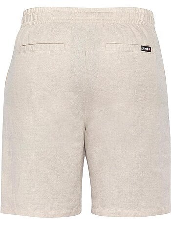 Schott shine linnen korte broek voor heren
