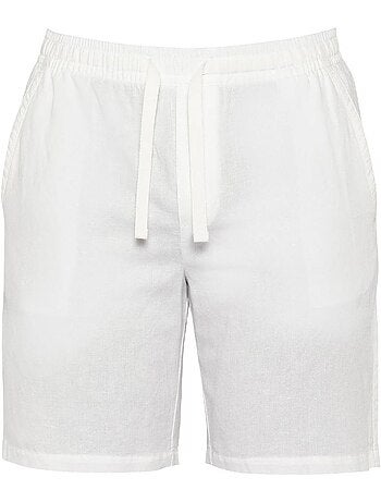 Schott shine linnen korte broek voor heren