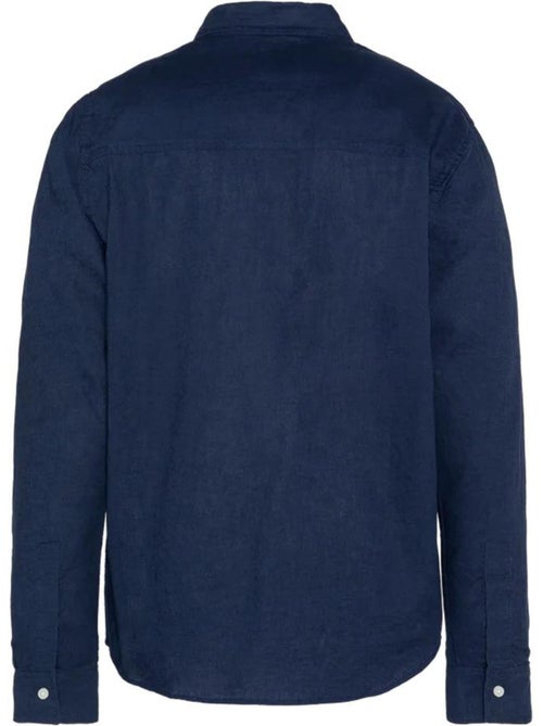 Schott SHROFML Marineblauw Herenoverhemd - Kiabi Schott SHROFML Marineblauw Herenoverhemd - Kiabi