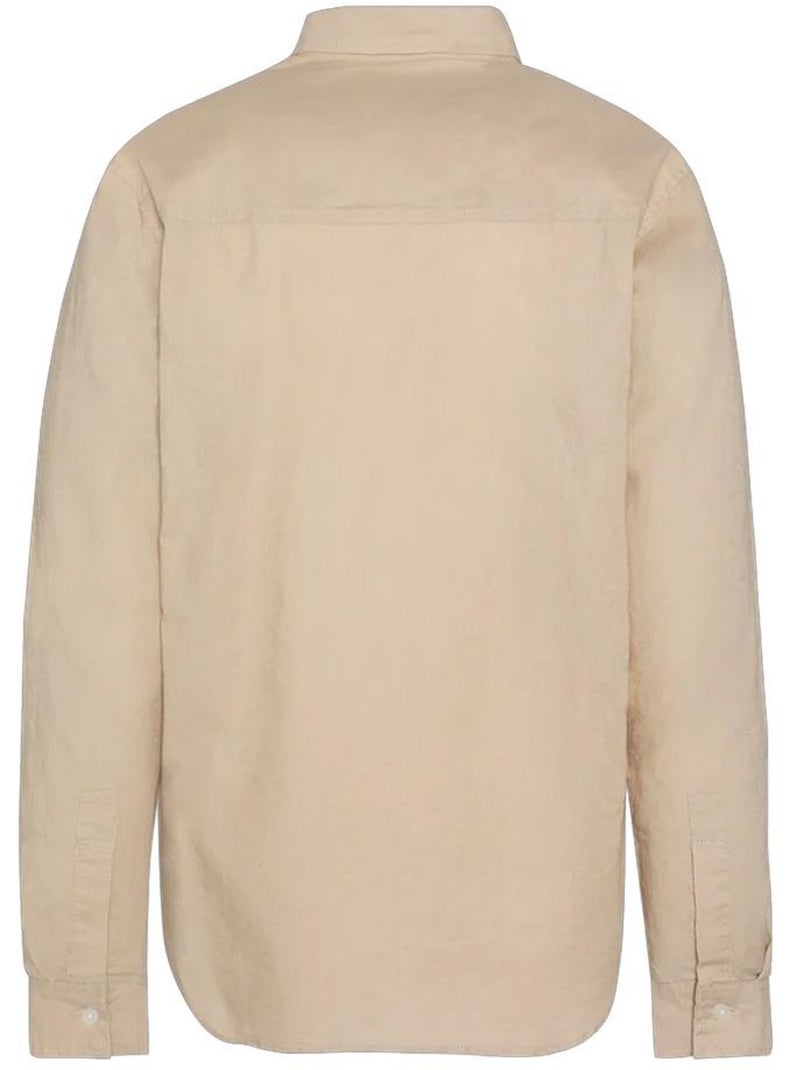 Schott SHROML Beige Herenoverhemd - Stijlvol & Comfortabel Beige - Kiabi