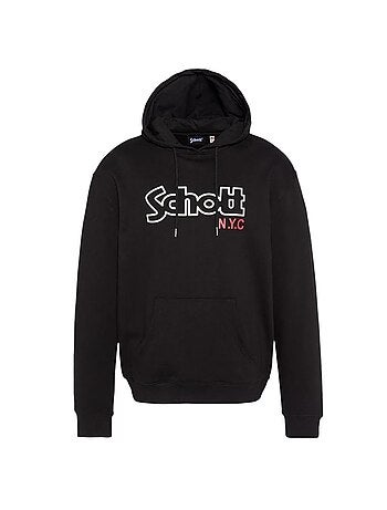 Schott sidney heren hoodie wit
