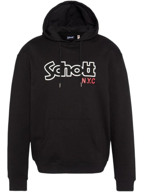Schott Sidney Heren Hoodie Zwart - Kiabi