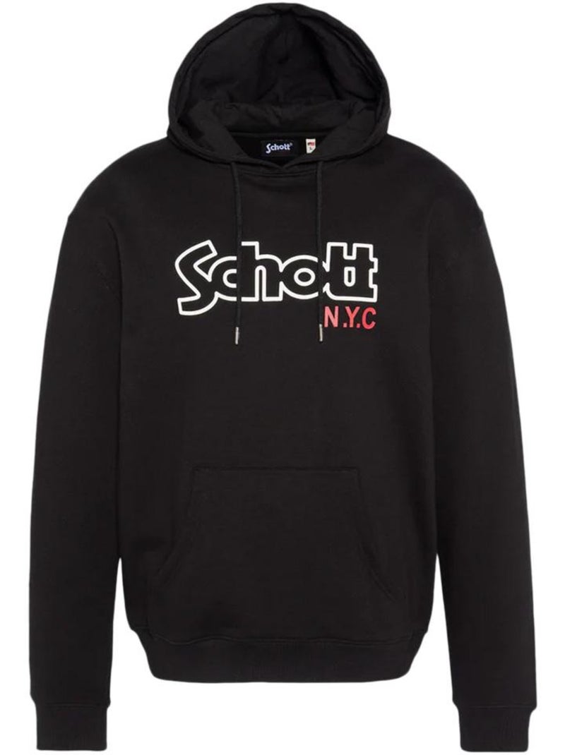 Schott Sidney Heren Hoodie Zwart Zwart - Kiabi