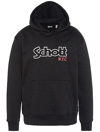 Schott sidney jongens hoodie zwart