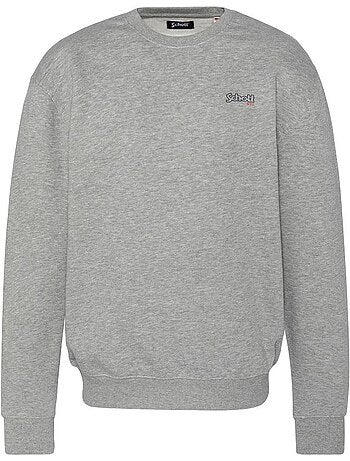Schott zwart heren sweatshirt