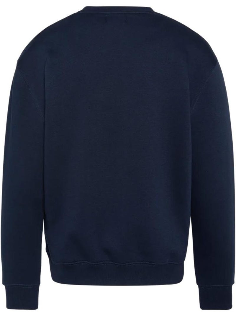 Schott Stan Heren Marineblauwe Sweatshirt Marineblauw - Kiabi