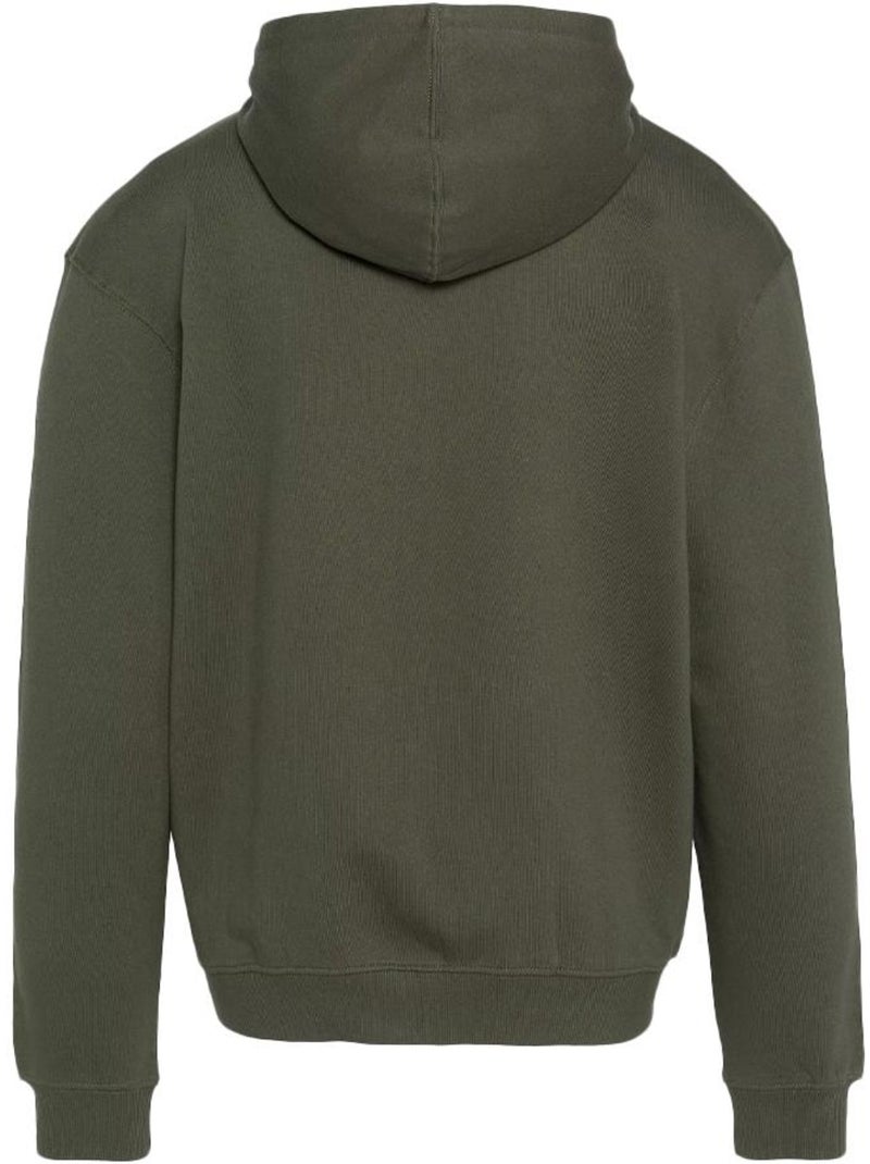 Schott SWHSAM Heren Hoodie met Rits - Kaki Licht kakigroen - Kiabi