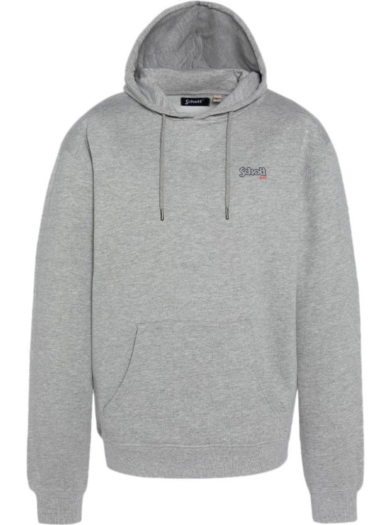 Schott SWHSAMY Grijs Heren Sweatshirt Zilvergrijs - Kiabi
