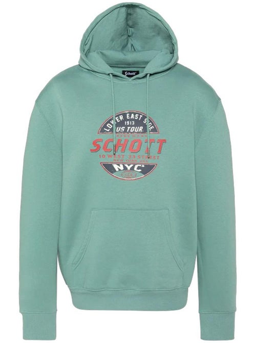 Schott SWHUSTOUR Groene Hoodie voor Heren - Kiabi Schott SWHUSTOUR Groene Hoodie voor Heren - Kiabi