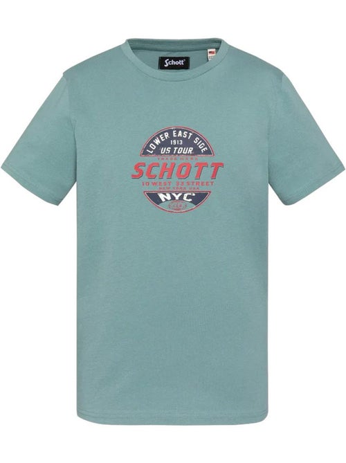 Schott T-shirt met print voor jongens - Kiabi Schott T-shirt met print voor jongens - Kiabi