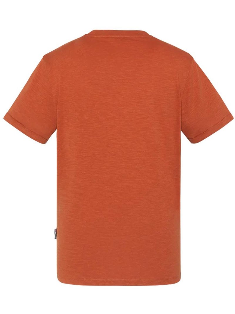 Schott Terracotta T-shirt voor Heren TSKEA1 Oranje - Kiabi