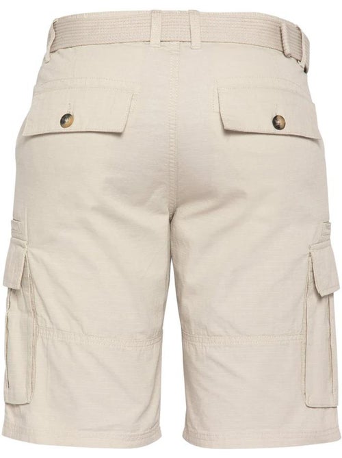 Schott TRASSAULT Beige Korte Jas voor Heren - Kiabi Schott TRASSAULT Beige Korte Jas voor Heren - Kiabi