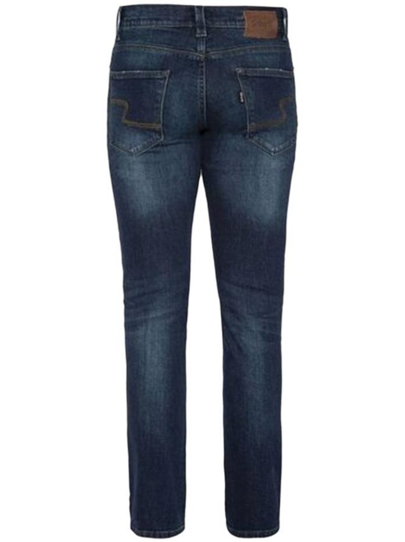 Schott TRD 1913 Slim Fit Jeans voor Heren - Blauw Blauw - Kiabi
