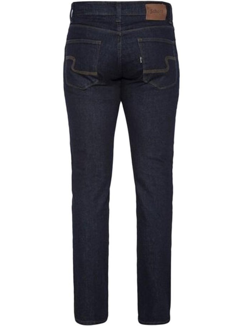 Schott TRD 1913 Slim Fit Jeans voor Heren - Marineblauw Marineblauw - Kiabi