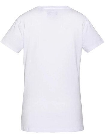 Schott tsbrodedw zwart t-shirt voor dames