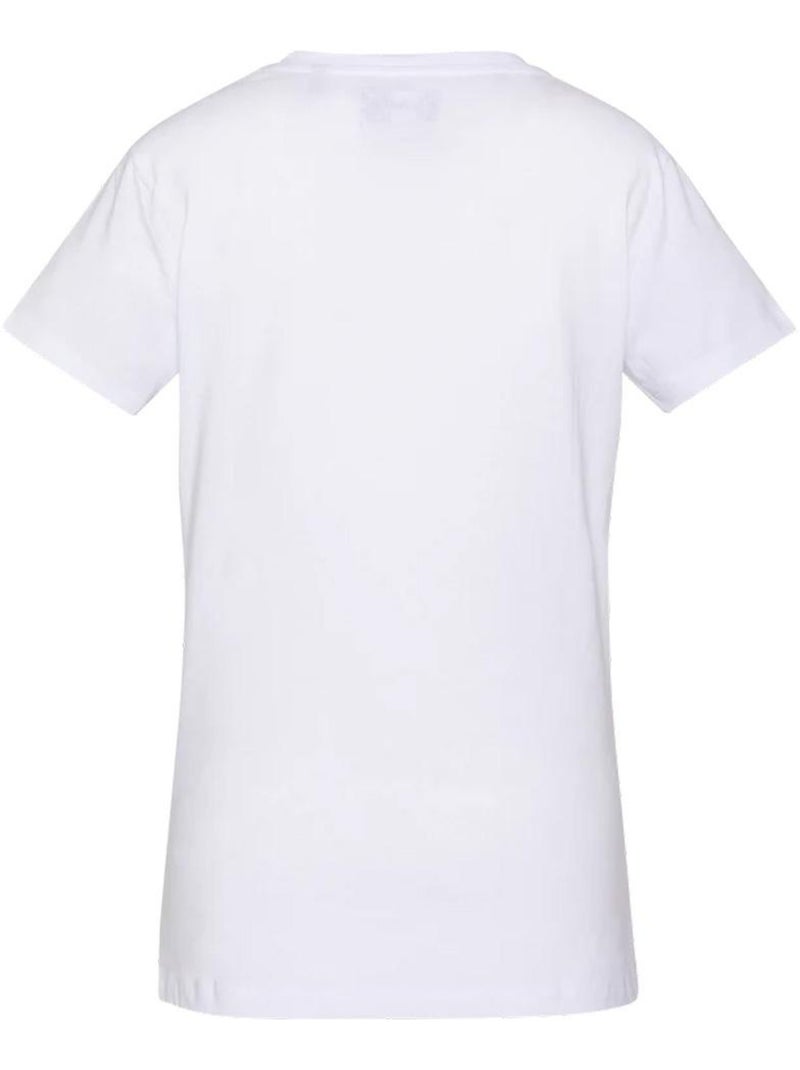 Schott TSBRODEDW Wit T-shirt voor Dames Wit - Kiabi