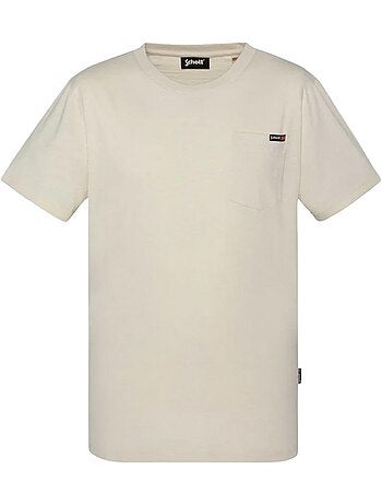 Schott tskea1 kaki t-shirt voor heren