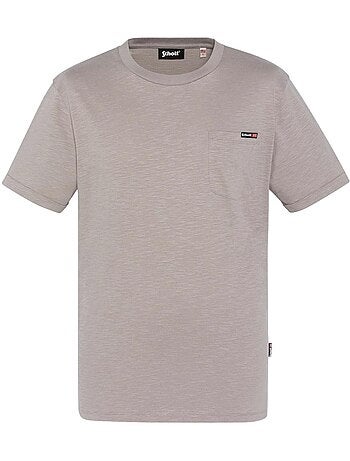 Schott tskea1 kaki t-shirt voor heren