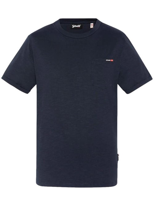 Schott TSKEA1 Marineblauw T-shirt voor Heren - Kiabi Schott TSKEA1 Marineblauw T-shirt voor Heren - Kiabi