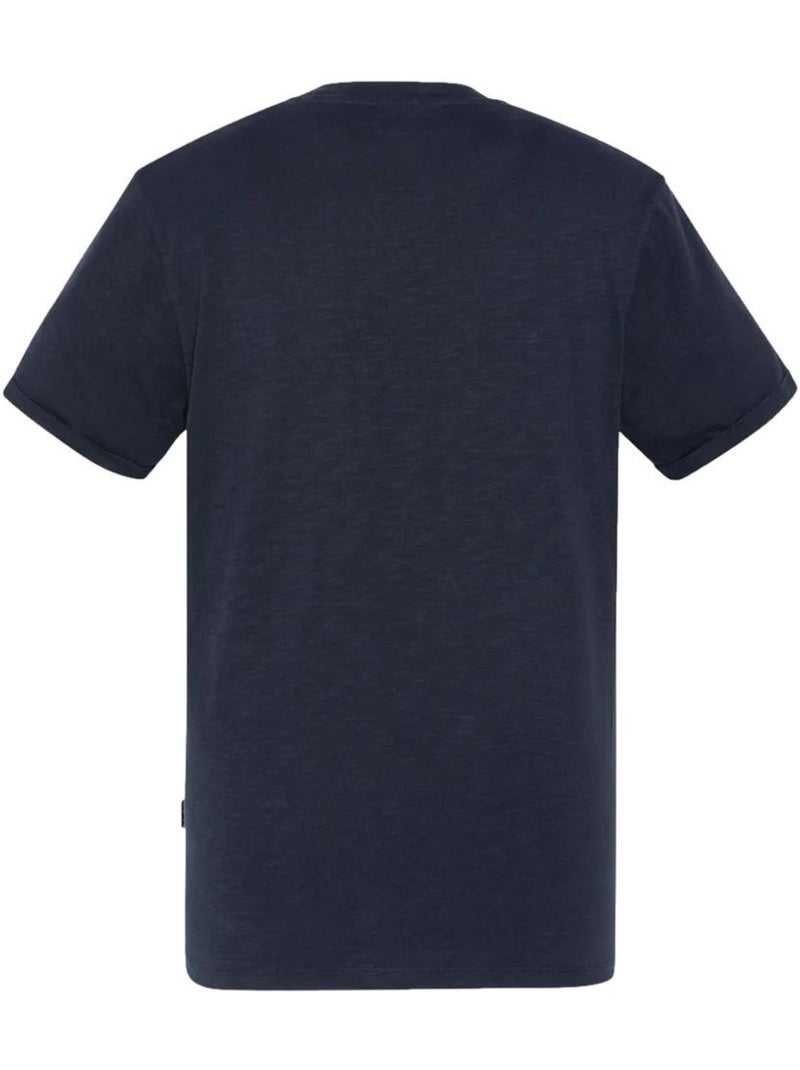 Schott TSKEA1 Marineblauw T-shirt voor Heren Marineblauw - Kiabi